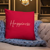 Happiness - throw pillow, floral