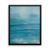 Tranquil Seas, framed