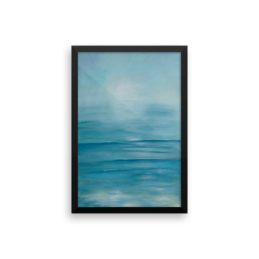 Tranquil Seas, framed