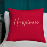 Happiness - throw pillow, floral