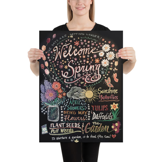 Welcome Spring, art print