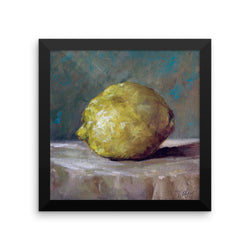 Lemon, framed