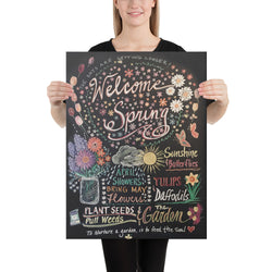 Welcome Spring - canvas print