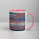 Mug - with Waves at Sunset art