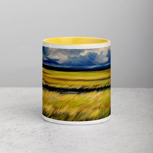 Mug - with Marsh and Clouds art